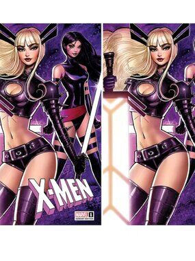 2024 Marvel Comics X-Men Nathan Szerdy Magik Psylocke Variant & Virgin Variant